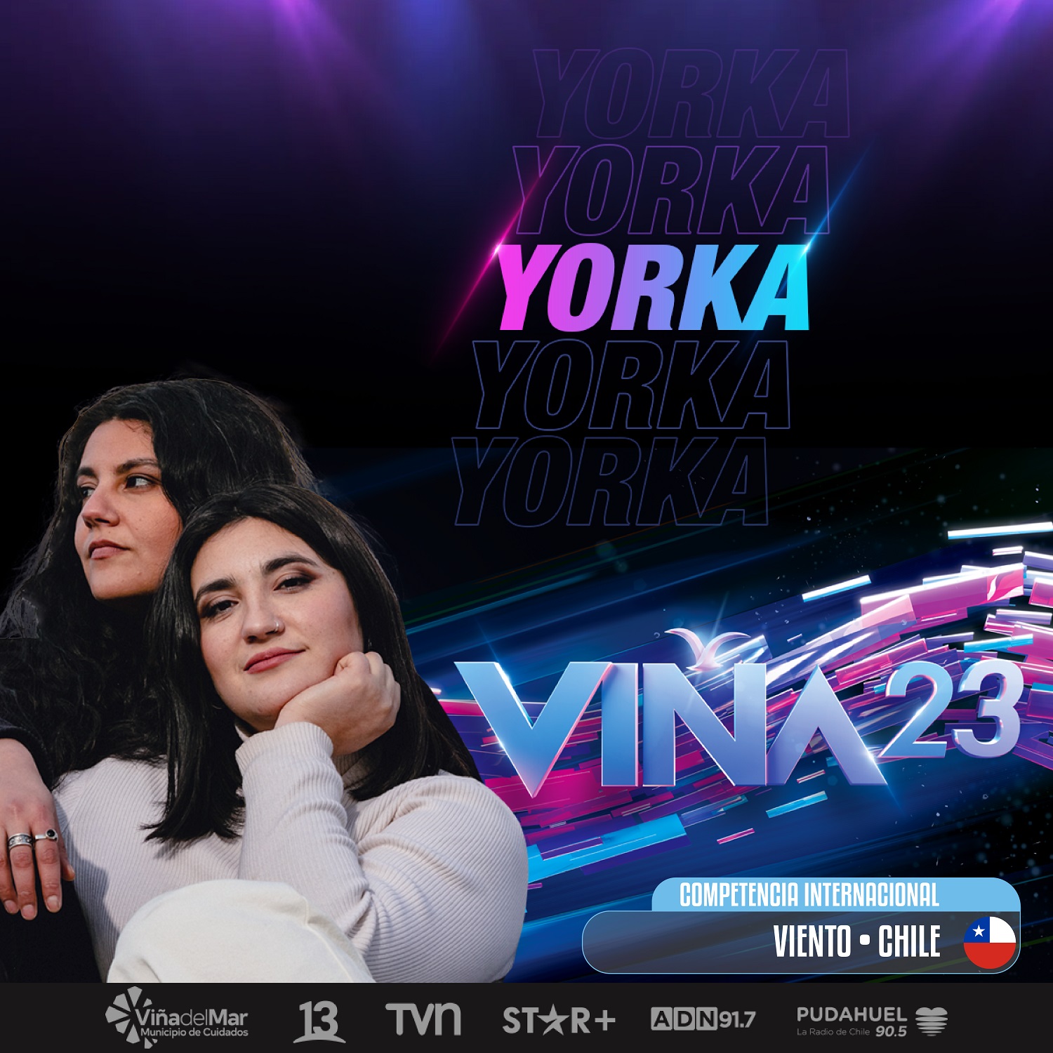 Yorka representará a Chile en el Festival de Viña